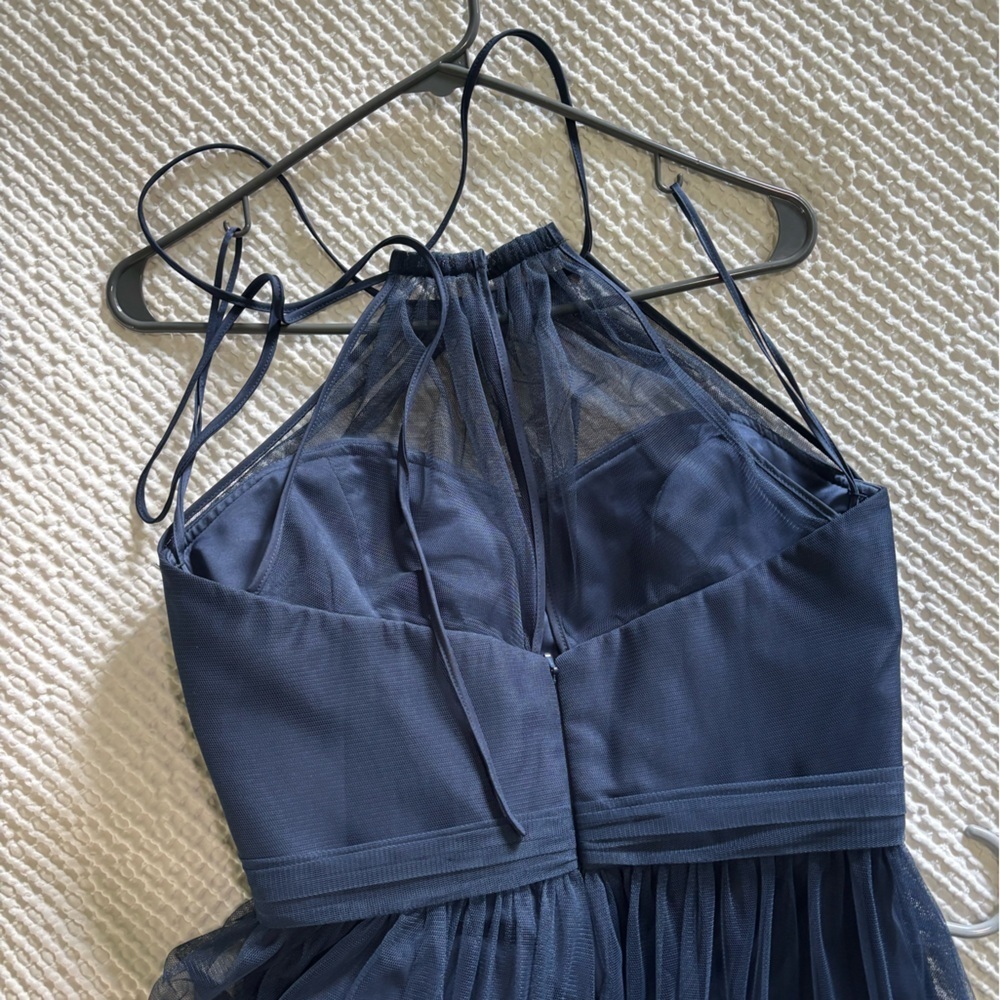 Amsale Midnight Blue Gown - Picture 3 of 5